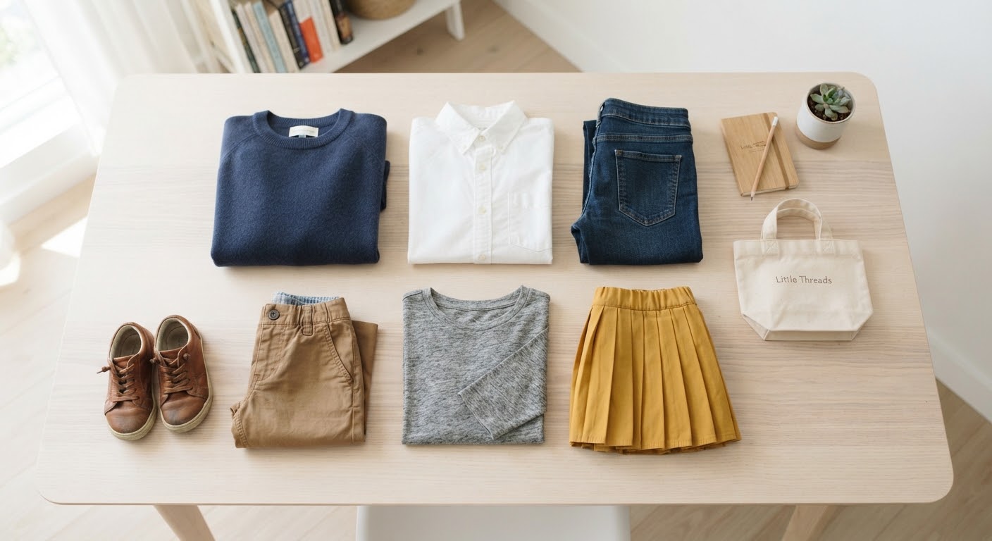 The Five-Piece Capsule Wardrobe That Survives a School Term