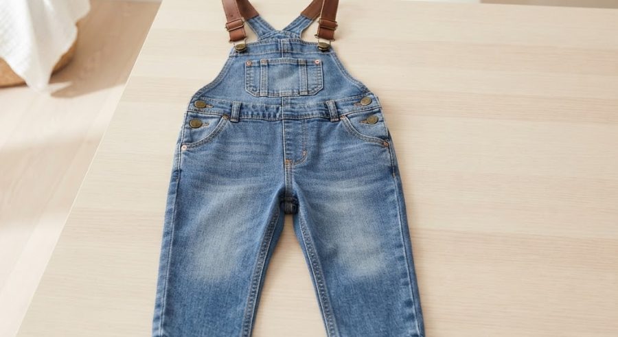 Denim Dungarees — alternate view