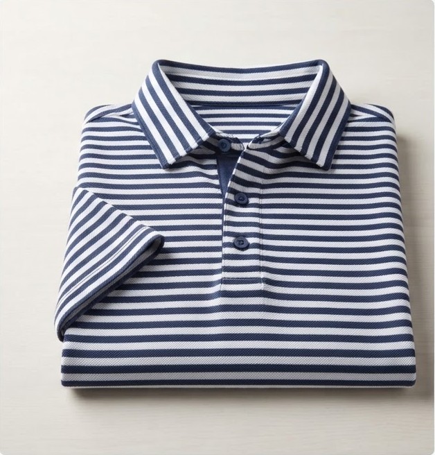 Striped Polo — Uniform Tops